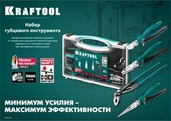 KRAFTOOL  4 предм., набор губцевого инструмента (22012) 22012