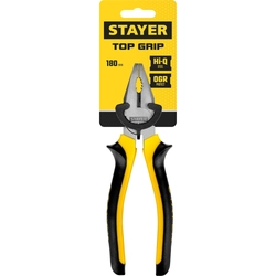 STAYER  TOPGrip,  180 мм, комбинированные плоскогубцы (2205-1-18) 2205-1-18_z02