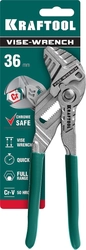 KRAFTOOL  Vise-Wrench, 180 мм, клещи переставные-гаечный ключ (22063) 22063
