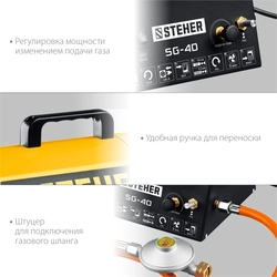 STEHER  33 кВт, газовая тепловая пушка (SG-40) SG-40