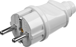 STAYER  MAXElectro, белая, 16 А/220 В, 1300 Вт, прямая вилка (55160-W) 55160-W