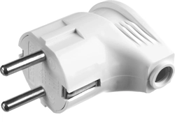 STAYER  MAXElectro, белая, 16 А/220 В, 1300 Вт, угловая вилка (55161-W) 55161-W