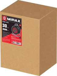 MIRAX  ПВС, 3 х 2.5 мм2, 30 м, 3500 Вт, IP44, силовой удлинитель на катушке (55051-30) 55051-30