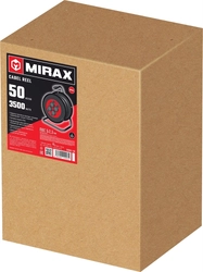 MIRAX  ПВС, 3 х 2.5 мм2, 50 м, 3500 Вт, IP44, силовой удлинитель на катушке (55051-50) 55051-50