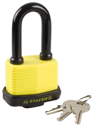 STAYER  60 мм, всепогодный, удлиненная дужка, навесной замок (37141-50) 37141-50