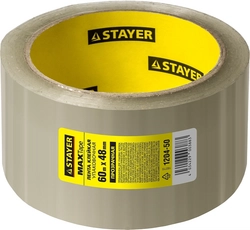STAYER  Max Tape, 48 мм, 60 м, 45 мкм, прозрачная, клейкая лента (1204-50) 1204-50