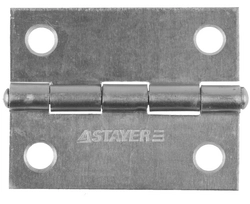 STAYER  50 x 38 х 1.25 мм, цвет белый цинк, карточная петля (37611-50-1) 37611-50-1