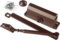 STAYER  MAXComfort, до 40 кг, коричневый серебро, дверной доводчик (37917-50) 37917-50