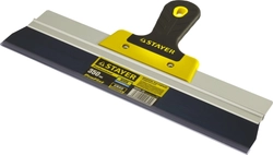STAYER  PROFlat, 350 мм, усиленная алюминиевая направляющая, двухкомпонентная ручка, анодированный, фасадный шпатель, Professional (10045-35) 10045-35