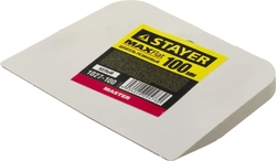 STAYER  MAXFlat, 100 мм, для затирки швов эластичный, белый, резиновый шпатель (1027-100) 1027-100
