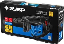ЗУБР  25 Дж, 1500 Вт, АВТ, отбойный молоток SDS-Max, Профессионал (ЗММ-25-1500 ЭВК) ЗММ-25-1500 ЭВК