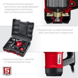 ЗУБР  28 мм, 1000 Вт, перфоратор SDS Plus (ПВ-28-1000) ПВ-28-1000