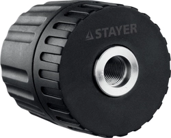 STAYER  10 мм, 3/8″, быстрозажимной патрон для дрели (29052-10-3/8) 29052-10-3/8