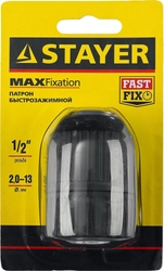STAYER  13 мм, 1/2″, быстрозажимной патрон для дрели (29052-13-1/2) 29052-13-1/2