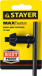 STAYER  16 мм, ключ для патрона дрели (29057-16) 29057-16