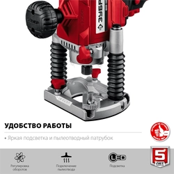 ЗУБР  1200 Вт, 50 мм, универсальный фрезер (ФМР-1200) ФМР-1200