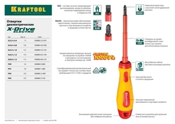 KRAFTOOL  PH1 х 80 мм, высоковольтная отвертка (250084-1-080) 250084-1-080