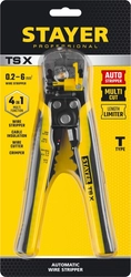STAYER  TS-X, 0.2 - 6 мм2, автоматический многофункциональный стриппер, Professional (22655) 22655