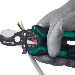 KRAFTOOL  RC-11 K, 3 в 1, кабельные ножницы (22696-3) 22696-3