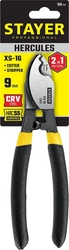 STAYER  Hercules XS-16, 9мм, 160 мм, кабелерез, Professional (2332-16_z02) 2332-16_z02