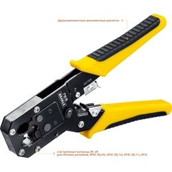 STAYER  S-RJ, (RJ45, RJ11, RJ12), универсальный кримпер, Professional (22652) 22652