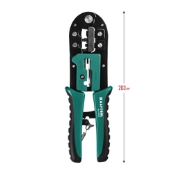 KRAFTOOL  RJ-Pro, (RJ45, RJ11,RJ12), универсальный кримпер (22698) 22698