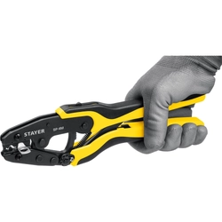 STAYER  SP-4M, 4 матрицы в сумке-чехле, пресс-клещи для кабельных наконечников, Professional (45445) 45445