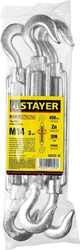 STAYER  DIN 1480, М14, 3 шт, талреп крюк-крюк (30525-14) 30525-14