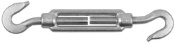 ЗУБР  DIN 1480, М16, кованая натяжная муфта, 2 шт, талреп крюк-крюк, Профессионал (4-304365-16) 4-304365-16
