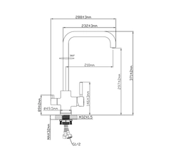 Смеситель L1006GF oasis 2212