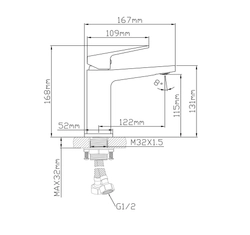 Смеситель L3009МB_Sal oasis 2246