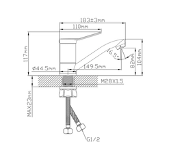 Смеситель L3017МG_Mat oasis 2255