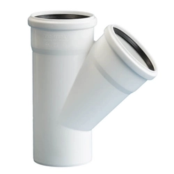 Тройник бесшумный ПП 110 (45°) Политэк т тт000016794