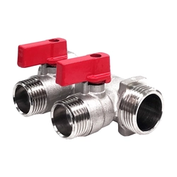 Коллектор распределительный STI ГШ 3/4" (НР 1/2"х2 вых.) т тт000019001