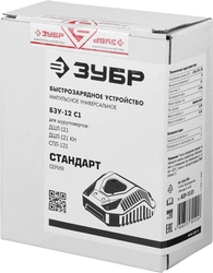 ЗУБР  С1-12, 12 В, 1.8 А, зарядное устройство для Li-Ion АКБ (БЗУ-12 С1) БЗУ-12 С1