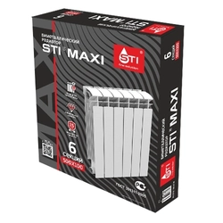 Биметаллический радиатор STI MAXI 500/100 6 сек. т тт000014707