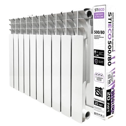 Биметаллический радиатор STI ECO RUS BM 500/80 10 сек. т тт000015895