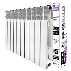 Биметаллический радиатор STI ECO RUS BM 500/100 10 сек. т тт000015900