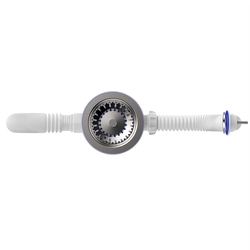 B0139 Сифон для мойки 3½"х40 с круглым переливом с гофротрубой 40х40-50 т тт000015815