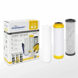 Комплект картриджей АКВАБРАЙТ К-2 SL10" УМЯГЧЕНИЕ т cт000144200
