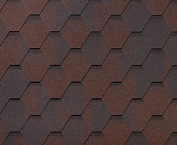 Черепица гибкая RoofShield Классик Стандарт медный GL 233569
