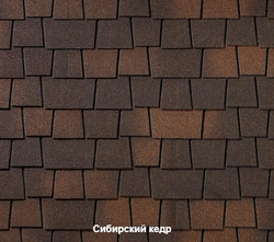Черепица гибкая RoofShield Премиум Эстейт сибирский кедр GL 786862