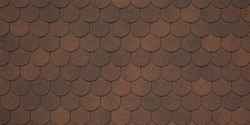 Черепица гибкая Tegola Assisi marrone 434 (коричневый) GL 406985