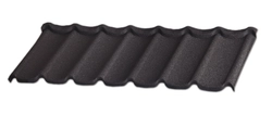 Лист композитной черепицы Gerard Diamant deep black GL 670183