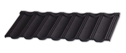 Лист композитной черепицы Gerard Heritage deep black GL 670216