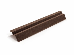 Планка карнизная для композитной черепицы Metrotile кофе (1,355м) GL 134472