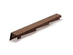 Планка торцевая левая для композитной черепицы Metrotile кофе (1,25м) GL 134474