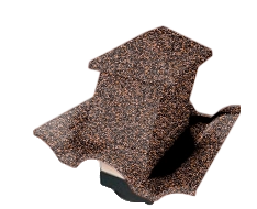 Вентилятор кровельный для композитной черепицы Metrotile HV15-15 Romana кофе GL 663529