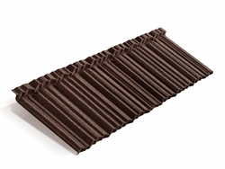 Лист композитной черепицы Metrotile MetroShake 2 кофе GL 152925
