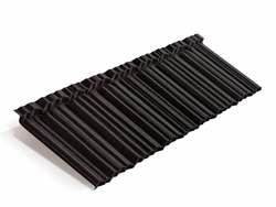 Лист композитной черепицы Metrotile MetroShake 2 черный GL 152930